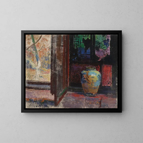 Natuurstilleven schilderij - Leon Wyczółkowski — ingelijst kunstwerk aan de muur