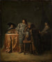 Officieren musici - Leonaert Bramer — weergave van het kunstwerk