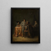 Officieren musici - Leonaert Bramer — ingelijst kunstwerk aan de muur