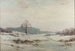 Winterochtend schilderij - Leonard Ochtman — weergave van het kunstwerk