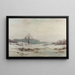 Winterochtend schilderij - Leonard Ochtman — ingelijst kunstwerk aan de muur