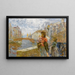 Canal Venedig - Leonardo Bazzaro — ingelijst kunstwerk aan de muur