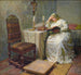 Léonora Christina à Blåtrn - Kristian Zahrtmann — weergave van het kunstwerk