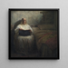 Leonora Christina dans le monastère de Maribo - Kristian Zahrtmann — framed artwork on a wall