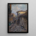 Rue de village du sud - Leontine von Littrow — ingelijst kunstwerk aan de muur