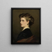 Bertha Müller, de zus van de kunstenaar - Leopold Carl Müller — ingelijst kunstwerk aan de muur