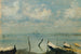 van Vue de Mestre sur Venise, paysage lagunaire - Leopold Carl Müller — weergave van het kunstwerk