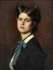 Marie Müller, de zus van de kunstenaar - Leopold Carl Müller — weergave van het kunstwerk