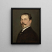Viktor Tilgner beeldhouwer - Leopold Carl Müller — ingelijst kunstwerk aan de muur