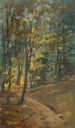 Forest Interior Painting - Leopold Horovitz — artwork view