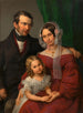 Familie Lőssl - Leopold Kupelwieser — weergave van het kunstwerk