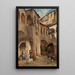 Idylle dans la cour de Deisener - Leopold Munsch — framed artwork on a wall