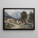 Motief van Gastein - Leopold Munsch — ingelijst kunstwerk aan de muur