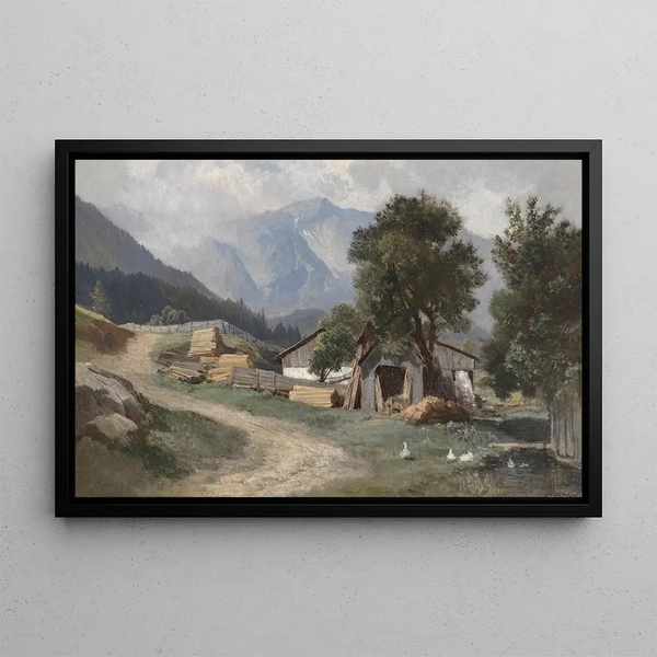 Leopold Munsch - Motiv aus Gastein.webp