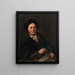 Ludwig van Beethoven, de grote componist - Léopold Radoux — ingelijst kunstwerk aan de muur