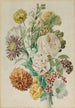 Bouquet of flowers with rose and dahlia - Leopold von Stoll — artwork view