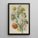 Bouquet of flowers with rose and dahlia - Leopold von Stoll — framed artwork on a wall