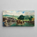 Reproductie van het schilderij Les Courses à Longchamp - Edouard Manet