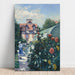 Reproductie van het schilderij van Les Dahlias, tuin in Petit Gennevilliers - Gustave Caillebotte
