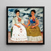 Reproductie van het schilderij Les Deux Fridas - Frida Kahlo