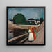 De meisjes op de brug - Edvard Munch — ingelijst kunstwerk aan de muur
