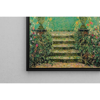 Les Marches du Jardin, Gerberoy - Henri Le Sidaner | Reproduction Tableau Décoration murale affiche copie
