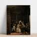 Reproductie van het schilderij van Het Meisje met de Parel - Johannes Vermeer