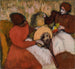 Les Modistes - Edgar Degas — weergave van het kunstwerk