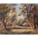 Reproductie van het schilderij Olijfbomen in Cagnes - Pierre-Auguste Renoir