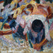 De Kasseien van de straat - Umberto Boccioni — weergave van het kunstwerk