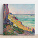 Reproductie van het schilderij Les Rochers à Agay - Maximilien Luce