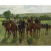Reproductie van het schilderij De ruiters - Edgar Degas