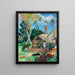 Reproductie van het schilderij De zwarte varkens - Paul Gauguin