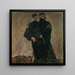 De kluizenaars - Egon Schiele — ingelijst kunstwerk aan de muur