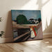 Reproductie van het schilderij De meisjes op de brug - Edvard Munch