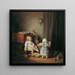 Les petits virtuoses - Josef Danhauser — framed artwork on a wall
