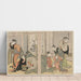 Reproductie van het schilderij De elegante geneugten van de vier seizoenen - Kitagawa Utamaro