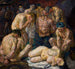 De gevangenen - Max Beckmann — weergave van het kunstwerk