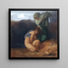 The Four Seasons: Winter - Rudolf Jettmar — framed artwork on a wall