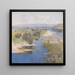 Les transparents violets de midi - Arthur Streeton — framed artwork on a wall