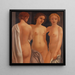 De drie Graces - Bruno Paul Seener — ingelijst kunstwerk aan de muur