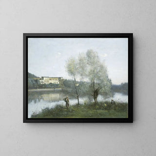 De baders van Ville-d'Avray - Jean-Baptiste Camille Corot