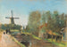 Aan het kanaal Hollande - Lesser Ury — weergave van het kunstwerk