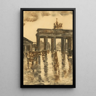 Lesser Ury - Blick auf das Brandenburger Tor.webp
