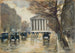 Parijs La Madeleine - Lesser Ury — weergave van het kunstwerk