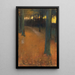 Boslandschap bij schemering - Lesser Ury — ingelijst kunstwerk aan de muur