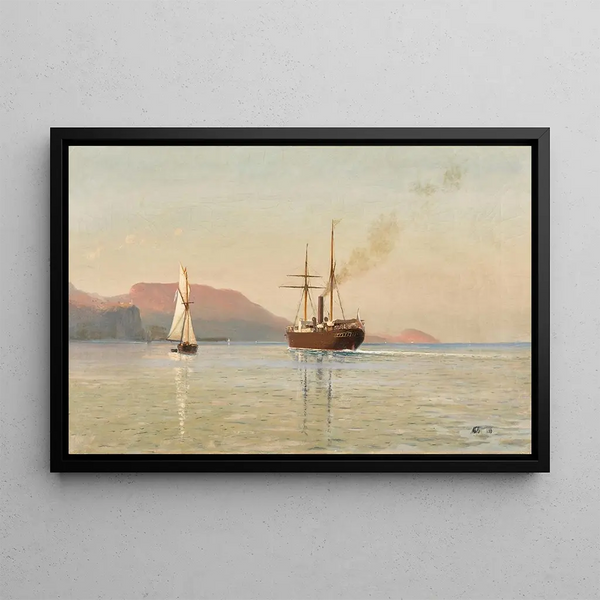 Lev Felixovich Lagorio - Approaching the Southern Crimean Coast.webp