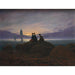 Reproduction of the painting Moonrise over the Sea - Caspar David Friedrich