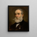 Kapitein Van de Woestijne - Léon de Winne — ingelijst kunstwerk aan de muur