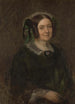 Portret van een vrouw - Léon de Winne — ingelijst kunstwerk aan de muur